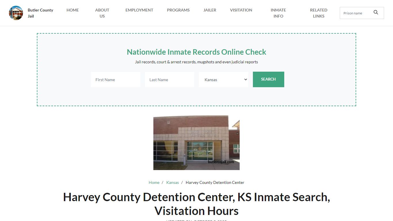 Harvey County Detention Center - Butler County Jail